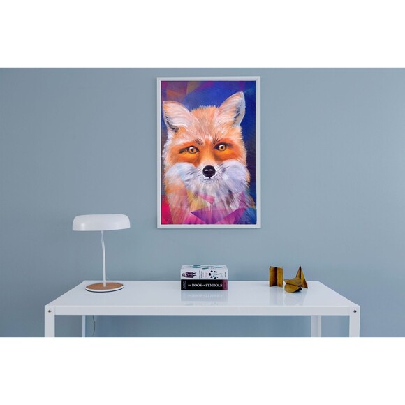 Red Fox Original Oil Painting 12x16 inches Wildlife Fine Art Portrait Hand Paint - Picture 5 of 10